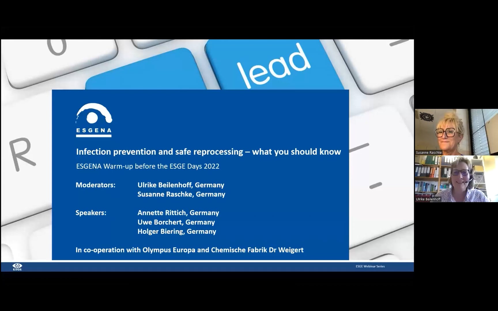 ESGENA Warm-Up:  Infection prevention and safe reprocessing – what you should know