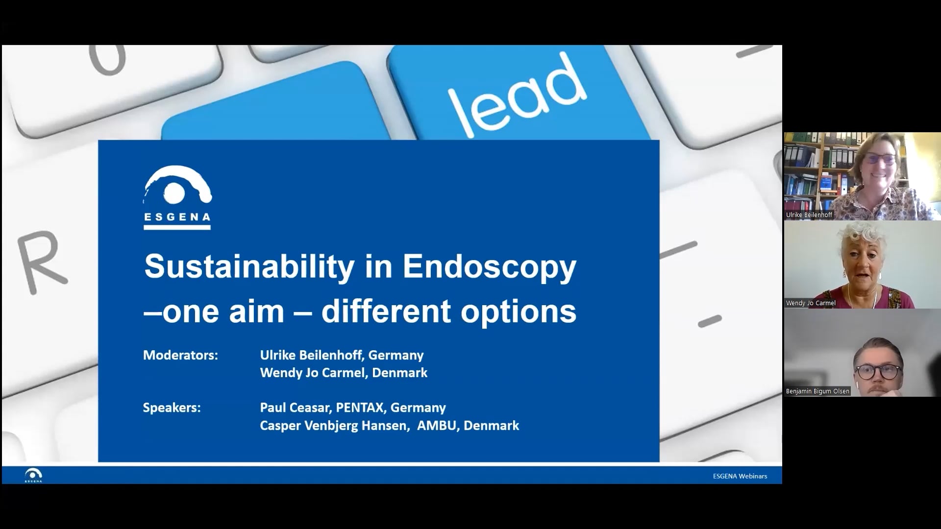 ESGENA Warm up 2 (prior to ESGE Days 2023): Sustainability in Endoscopy - one aim – different options