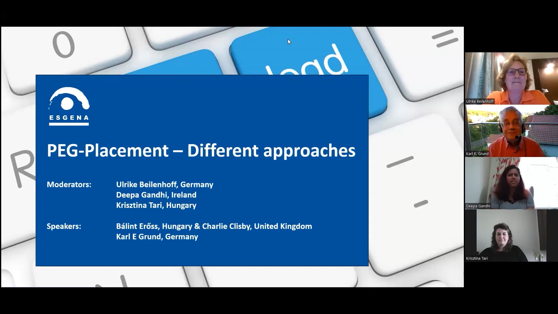 ESGENA Warm up 1: PEG-Placement - Different approaches