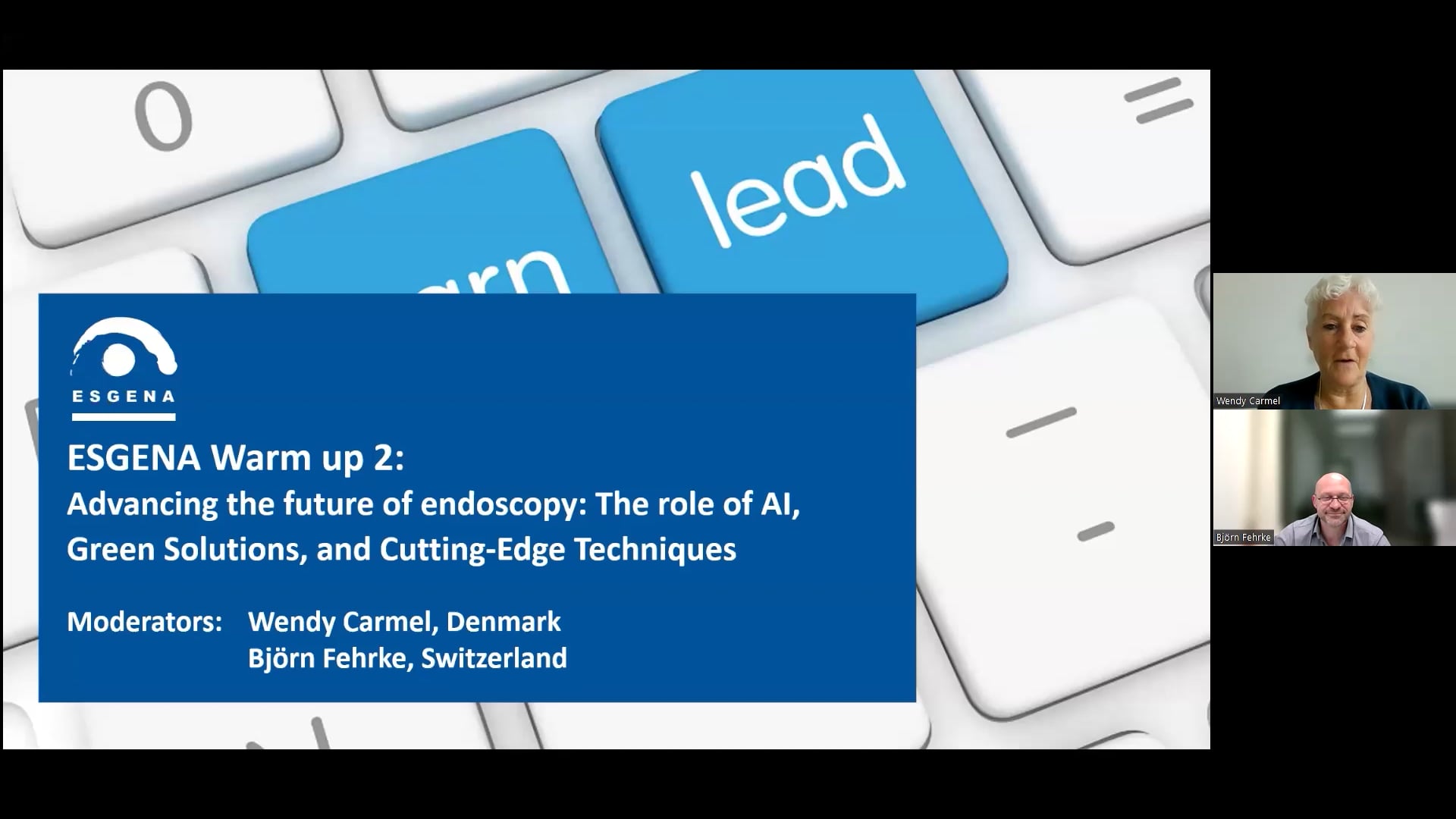 ESGENA Warm-Up 2: Advancing the future of endoscopy: The role of AI, Green Solutions, and Cutting-Edge Techniques