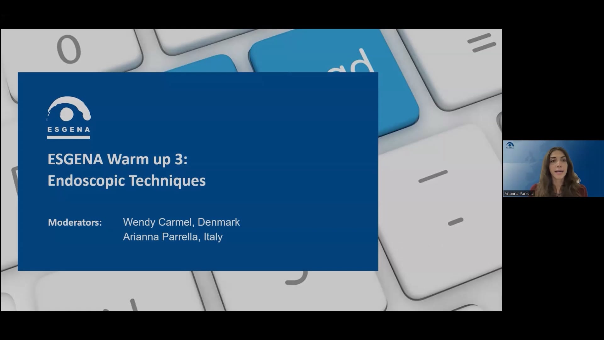 ESGENA Warm-Up 3: Endoscopic Techniques