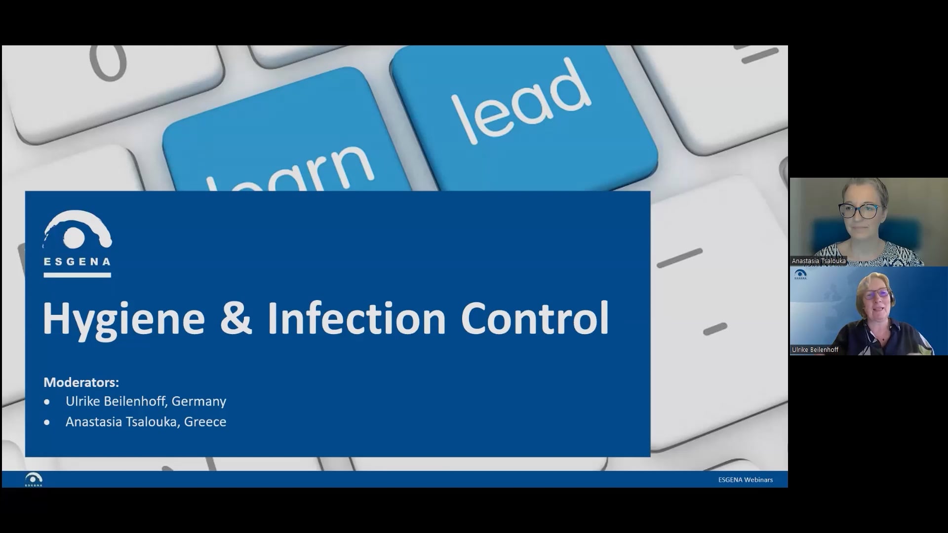 ESGENA Warm up 2: Hygiene & Infection control